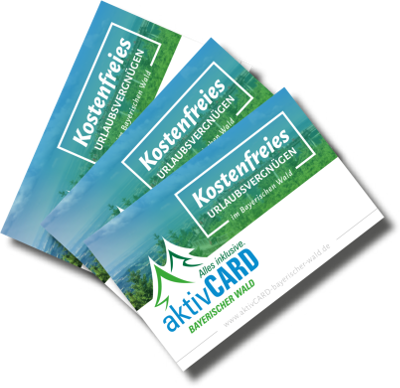 Prospekt der aktivCARD Bayerischer Wald