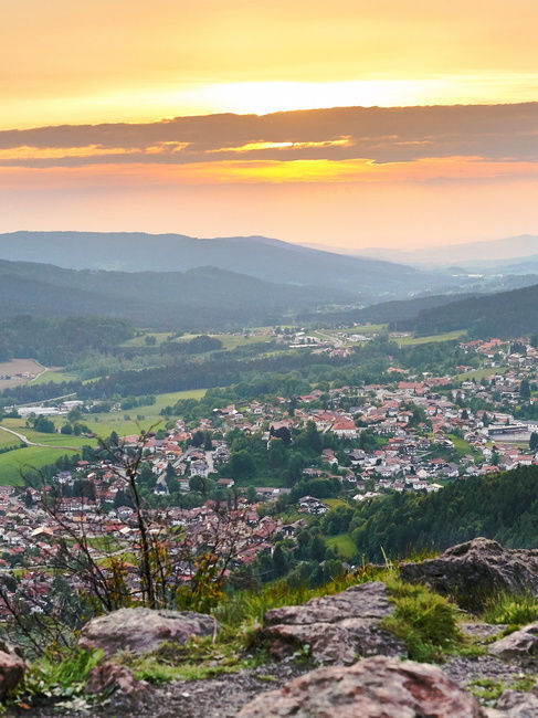 Blick auf Bodenmais