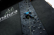 Kletterwand des natura Hotel